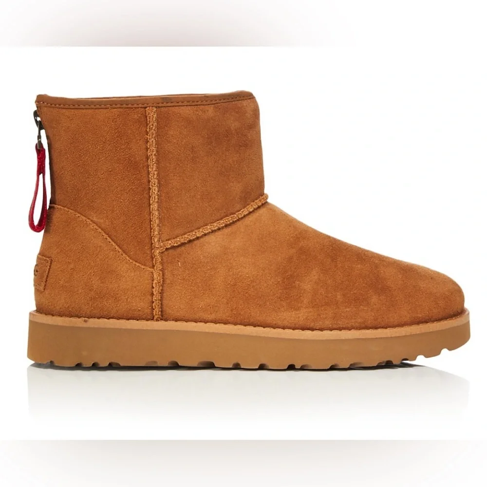 NEW UGG Women’s 1122671 Classic Logo Zip Mini Boots